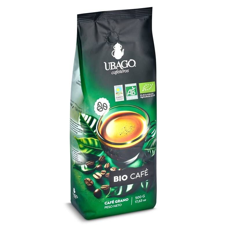 Dia Café en grano ecológico Ubago bolsa 500 g