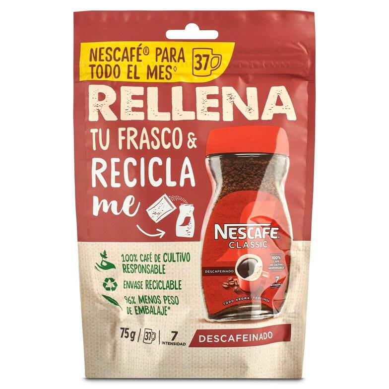 Dia Café soluble descafeinado Nescafé bolsa 75 g