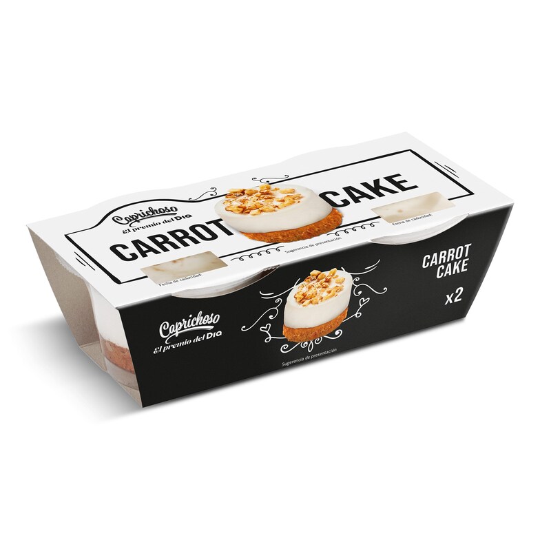 Dia Carrot Cake Caprichoso Dia Pack 2 X 90 G