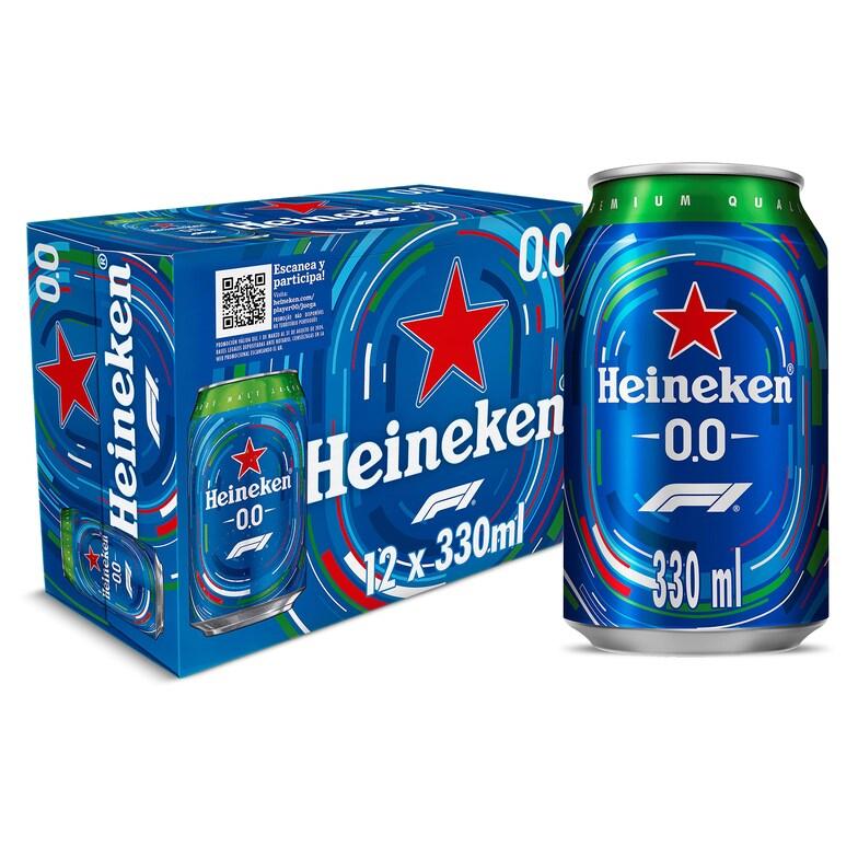 Dia Cerveza 0 0% alcohol Heineken lata 12 x 33 cl