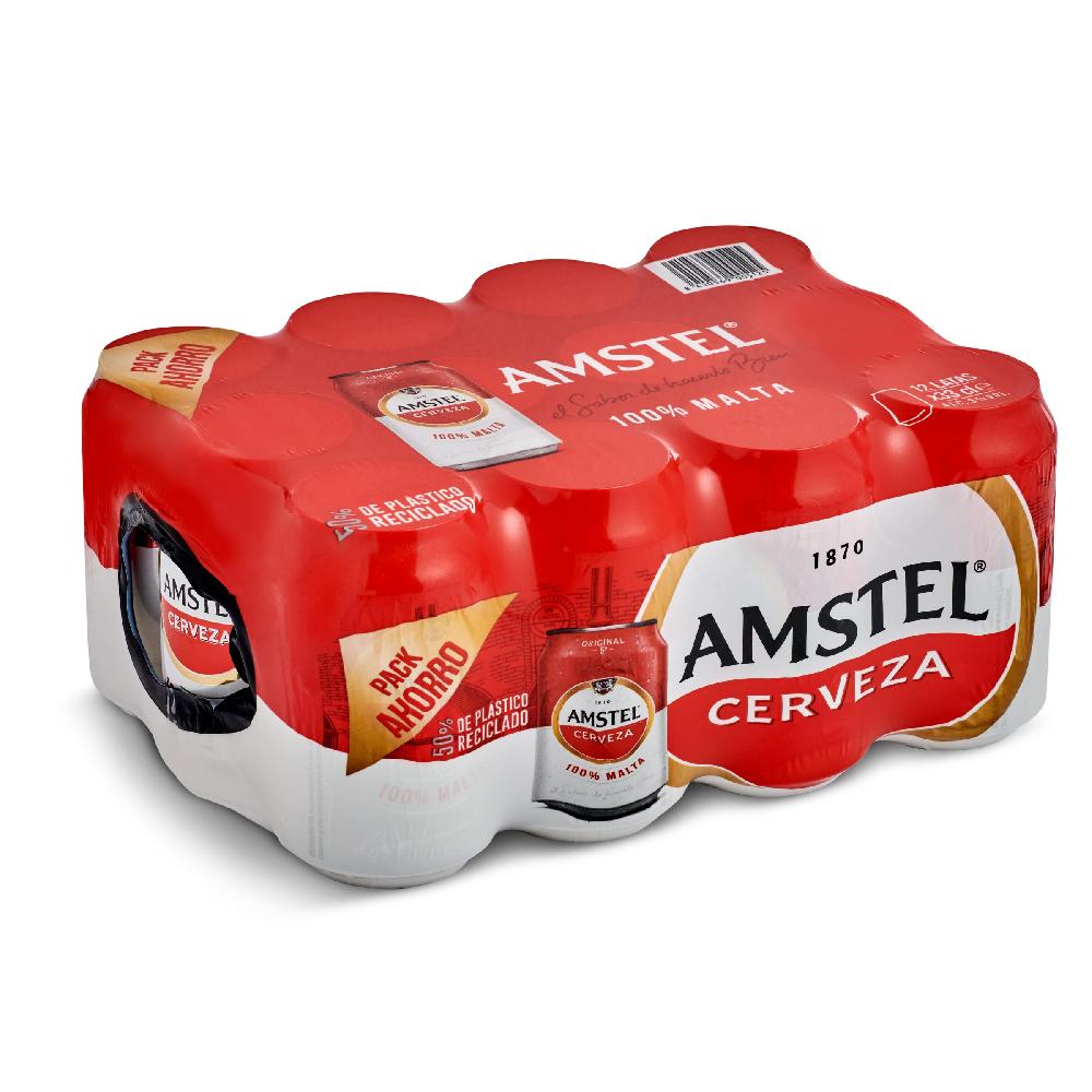 Dia Cerveza Amstel lata 12 x 33 cl