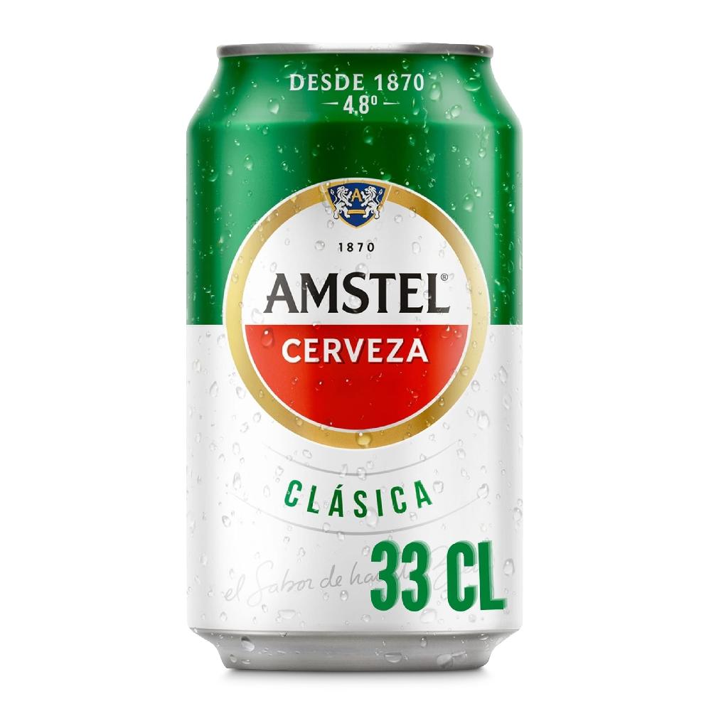 Dia Cerveza clásica Amstel lata 33 cl