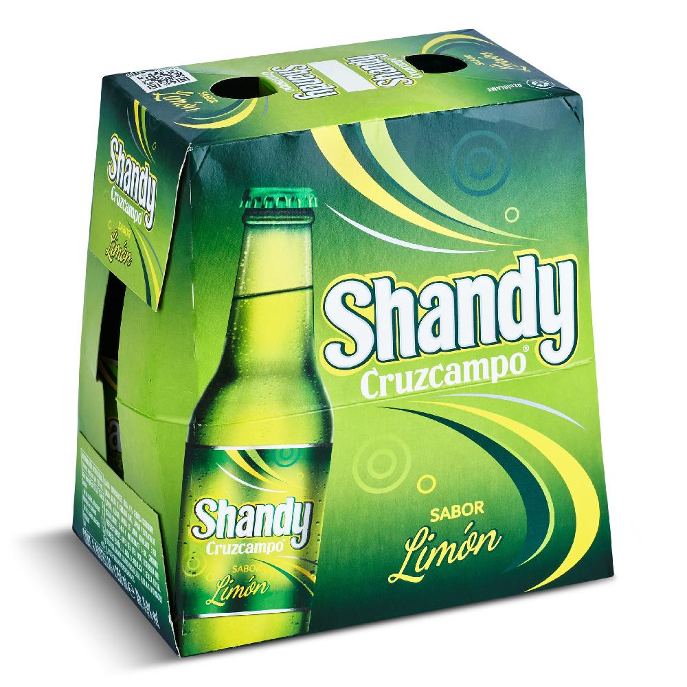 Dia Cerveza con limón Shandy botella 6 x 25 cl