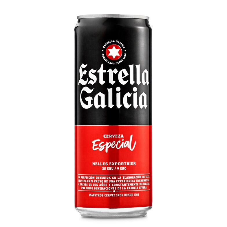 Dia Cerveza especial Estrella Galicia lata 33 cl
