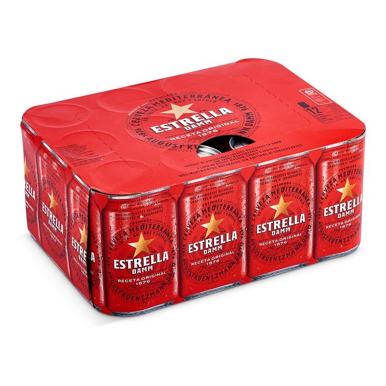 Dia Cerveza Estrella damm lata 12 x 33 cl
