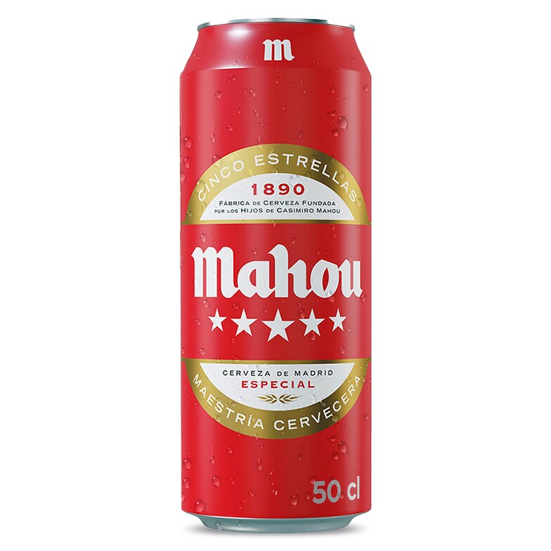 Dia Cerveza Mahou 5 Estrellas lata 50 cl