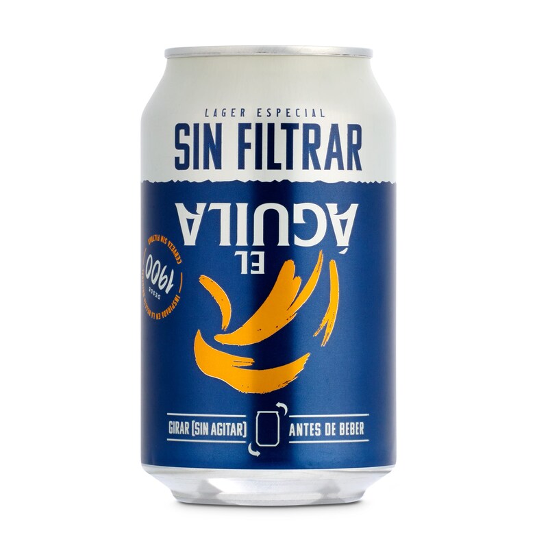 Dia Cerveza sin filtrar El aguila lata 33 cl