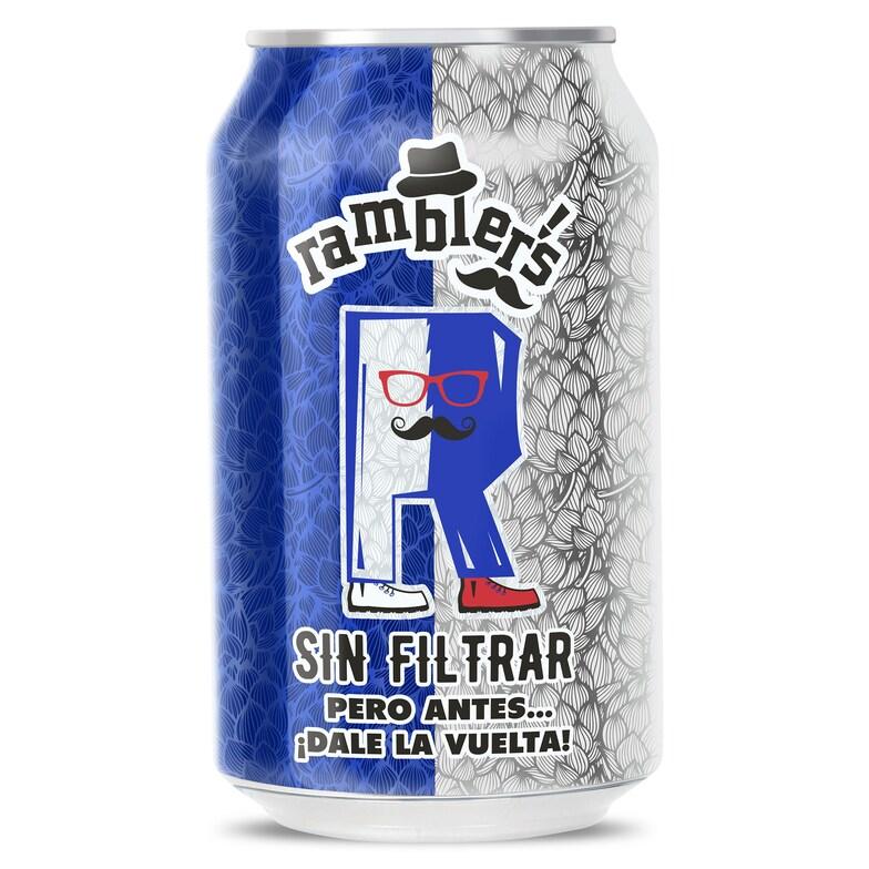 Dia Cerveza sin filtrar Ramblers de Dia lata 33 cl