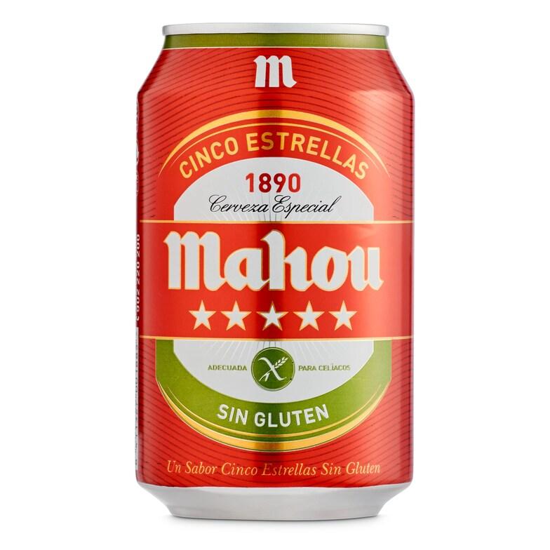 Dia Cerveza sin gluten Mahou lata 33 cl