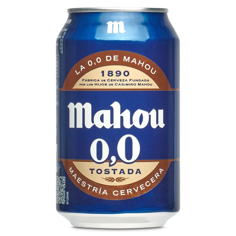 Dia Cerveza Tostada 0 0% Alcohol Mahou Lata 33 Cl