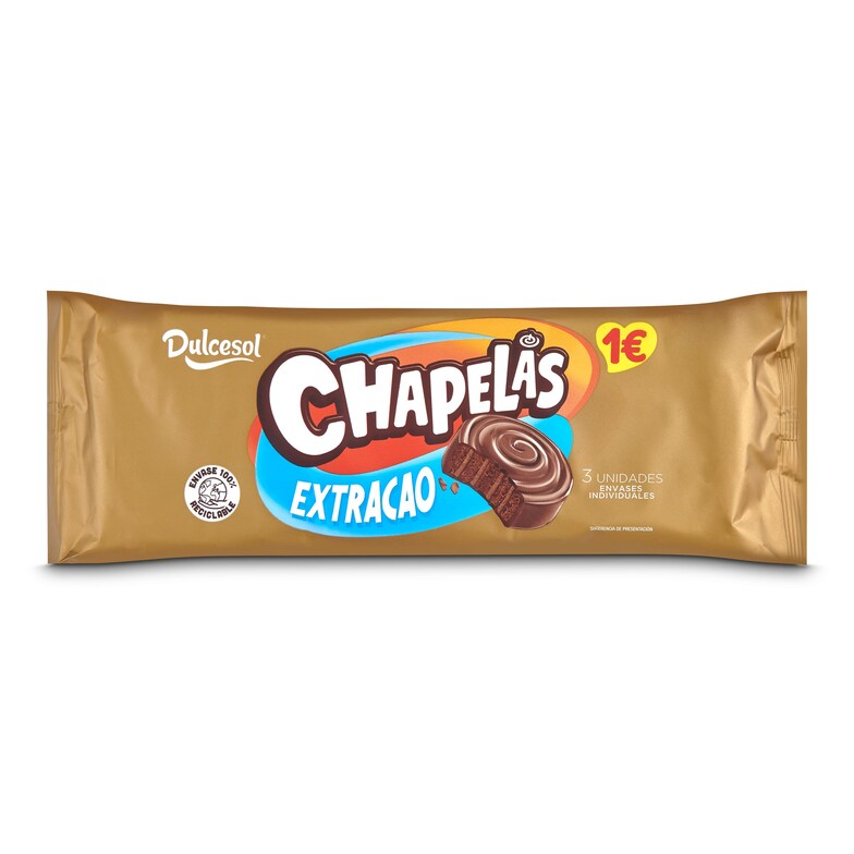 Dia Chapelas extracao Dulcesol bolsa 135 g