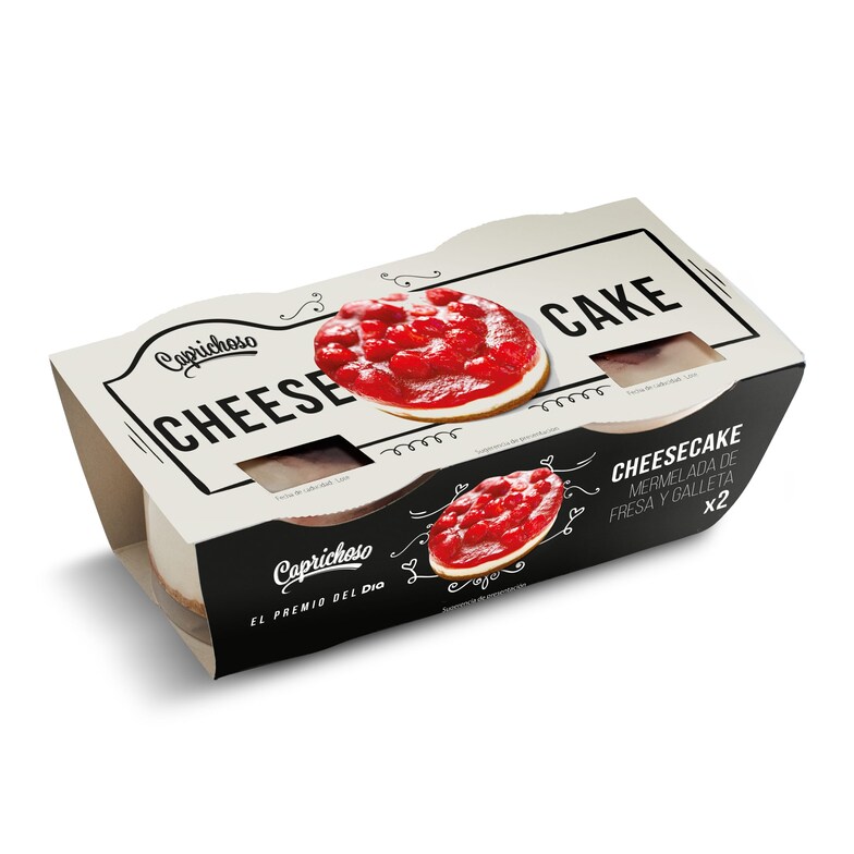 Dia Cheesecake Caprichoso Dia pack 2 x 90 g