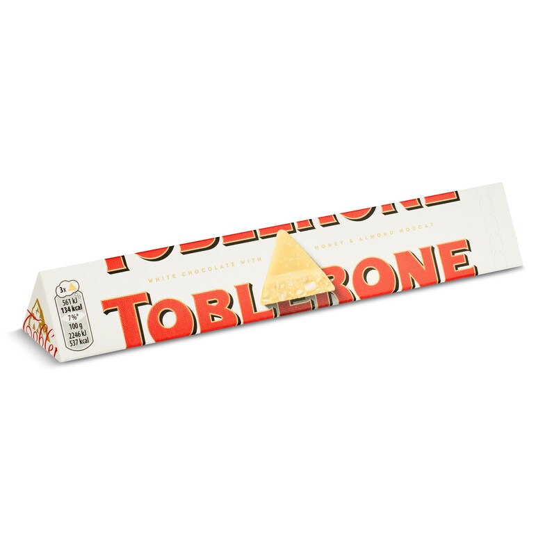 Dia Chocolate blanco Toblerone bolsa 100 g