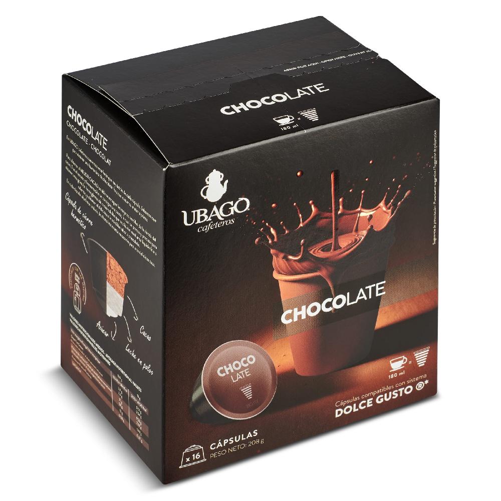 Dia Chocolate en cápsulas Ubago caja 16 unidades