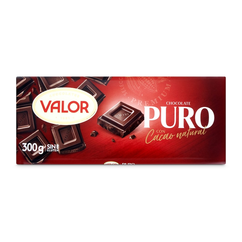 Dia Chocolate puro Valor 300 g