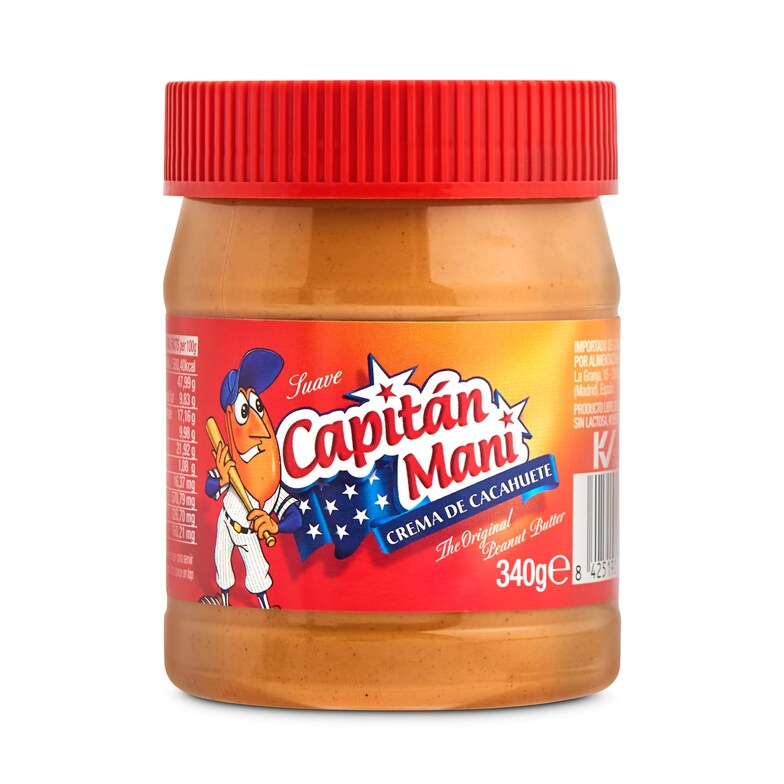 Dia Crema de cacahuete Capitán Mani bote 340 g