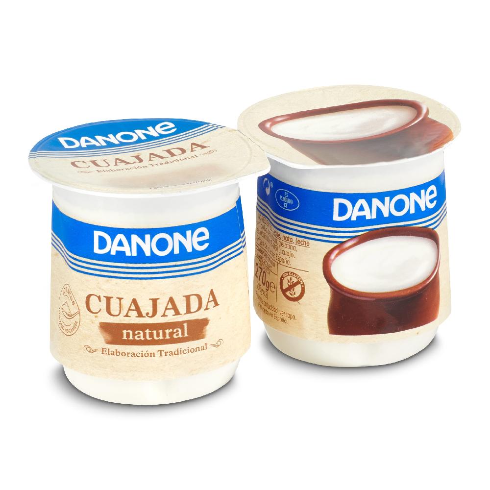 Dia Cuajada Sin Azúcar Danone Pack 2 X 135 G