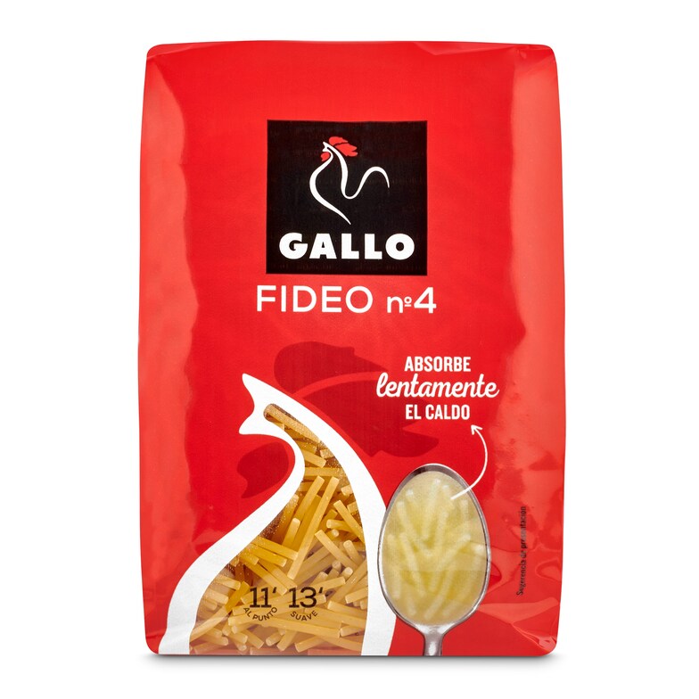 Dia Fideo nº 4 Gallo bolsa 450 g