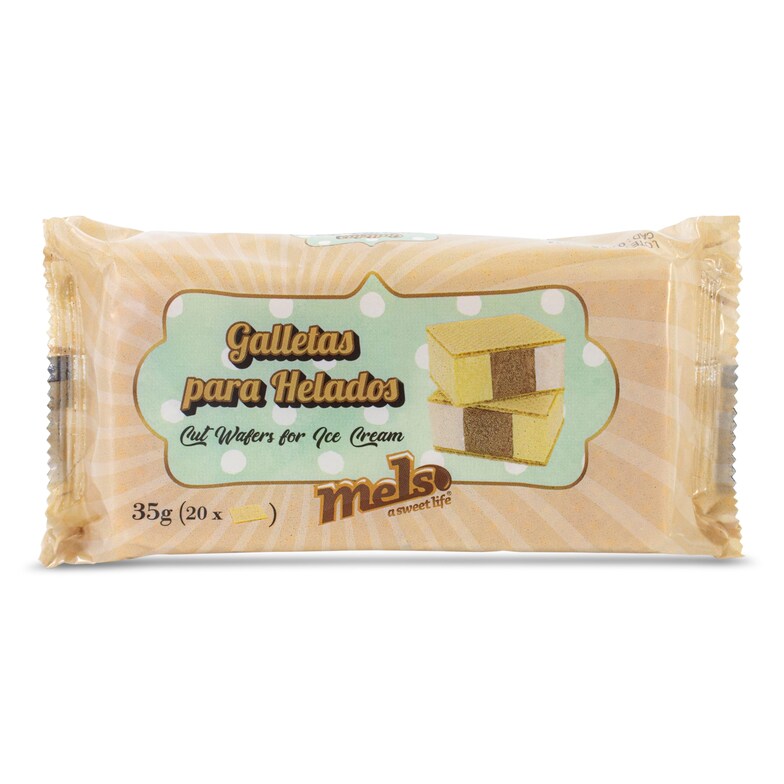 Dia Galletas de corte para helado Mels caja 35 g