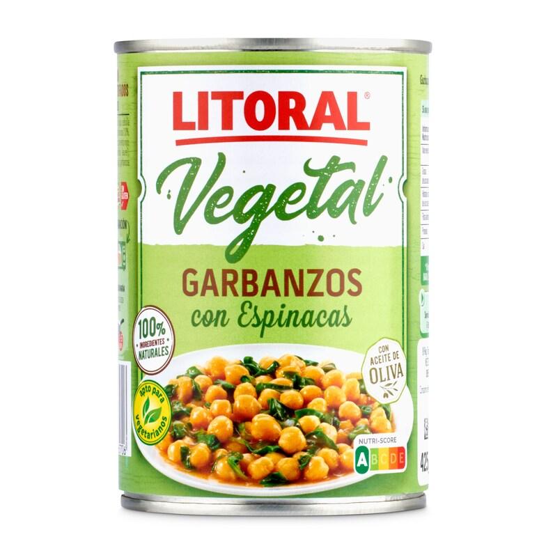 Dia Garbanzos con espinacas Litoral lata 425 g