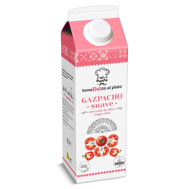 Dia Gazpacho suave Al Punto Dia brik 1 l