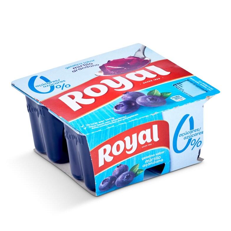 Dia Gelatina de arándanos Royal pack 4 x 90 g