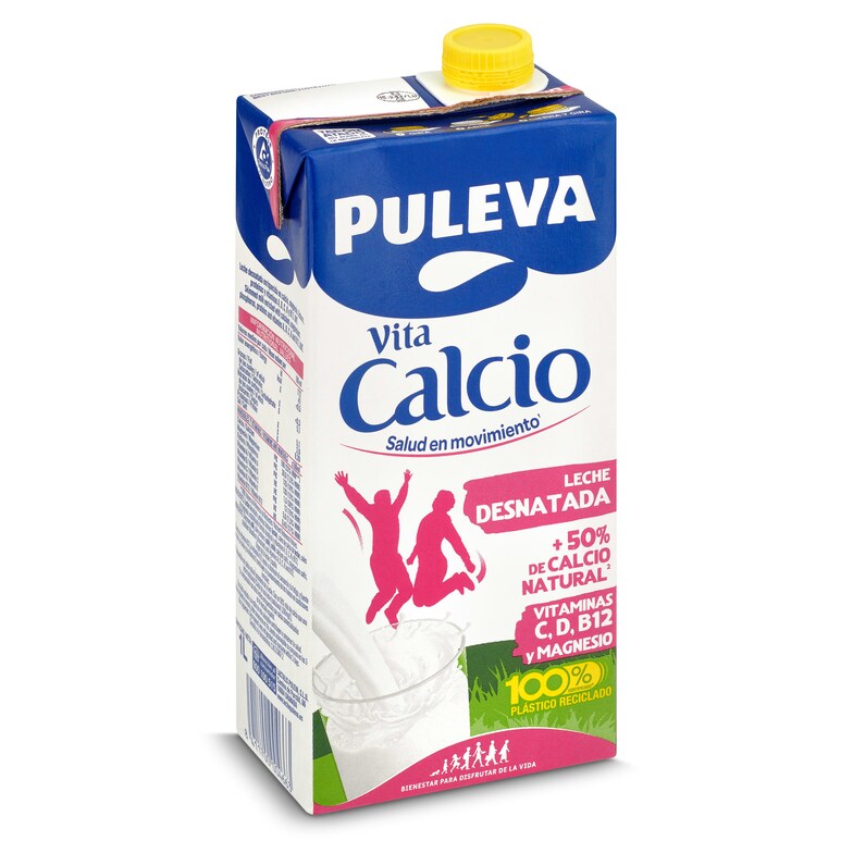 Dia Leche Desnatada Calcio Puleva Brik 1 L