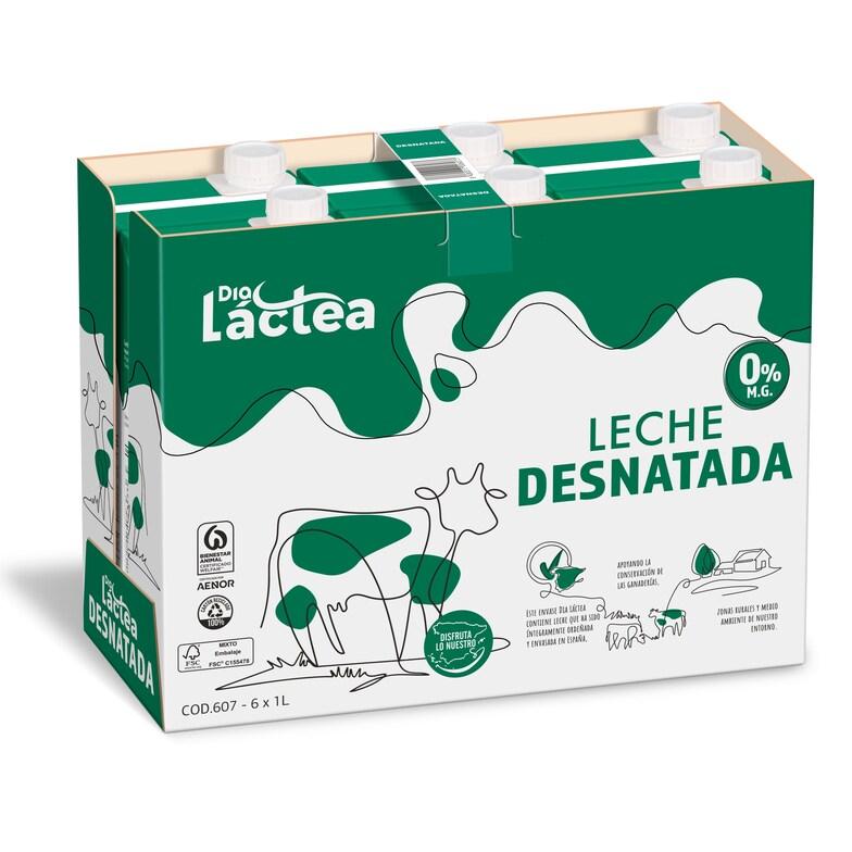 Dia Leche desnatada Dia Láctea brik 6 x 1 l