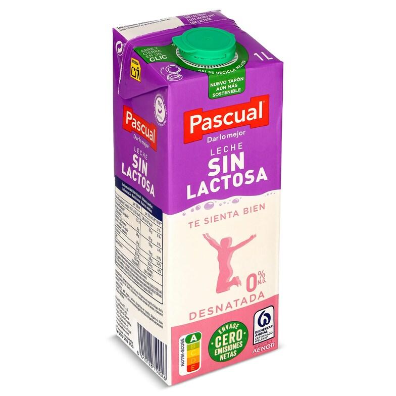 Dia Leche desnatada sin lactosa Pascual brik 1 l