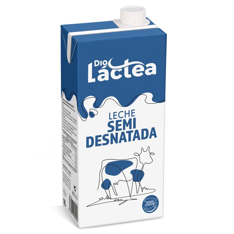 Dia Leche semidesnatada Dia Láctea brik 1 l