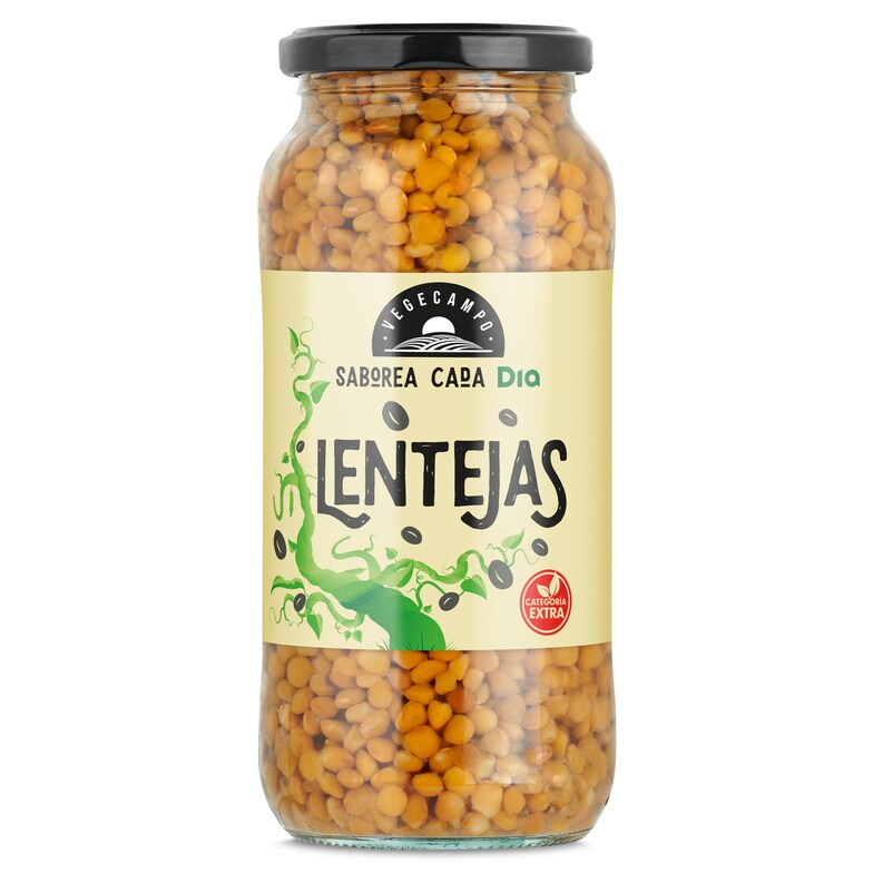Dia Lentejas cocidas Vegecampo de Dia frasco 400 g