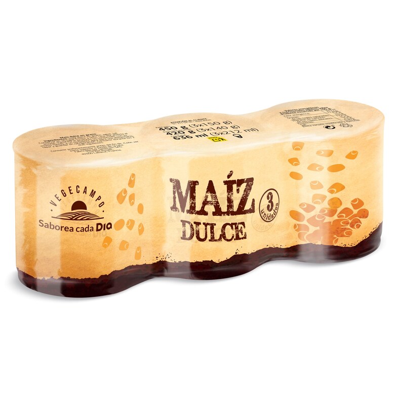Dia Maíz Dulce Vegecampo De Dia Lata 3 X 140 G