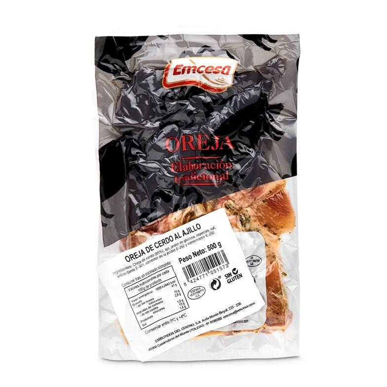 Dia Oreja De Cerdo Al Ajillo Emcesa Bolsa 500 G