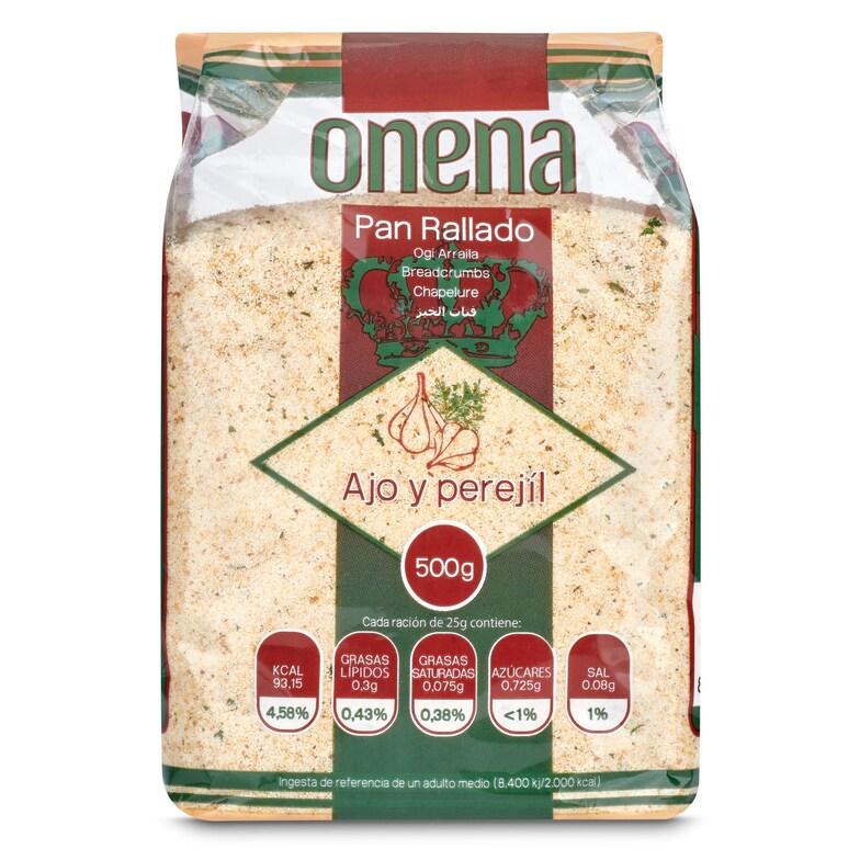 Dia Pan rallado ajo y perejil Onena paquete 500 g