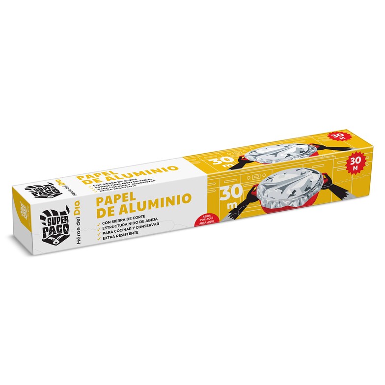 Dia Papel de aluminio Super Paco de Dia caja 30 m