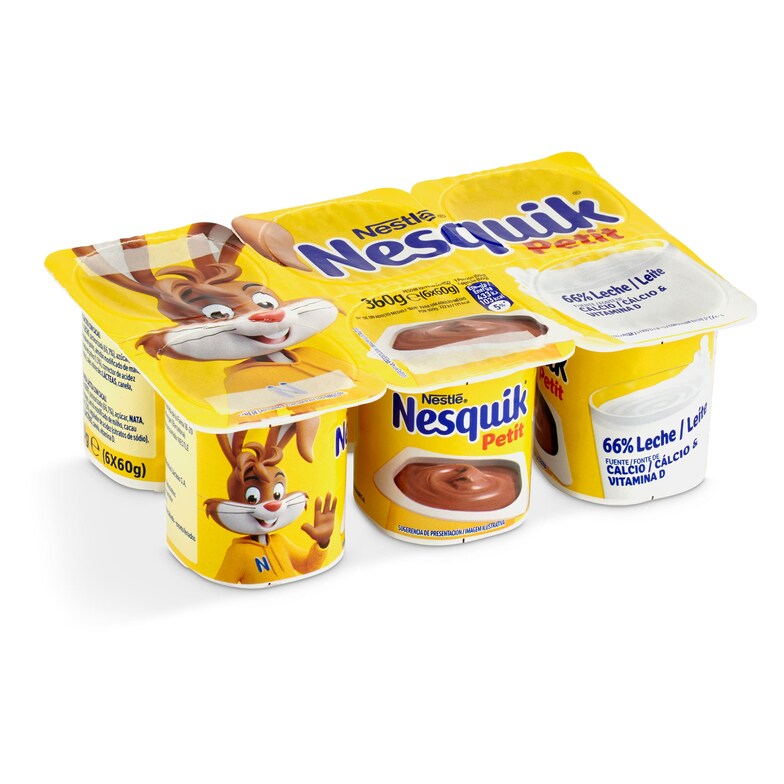 Dia Petit de chocolate Nesquik pack 6 x 60 g