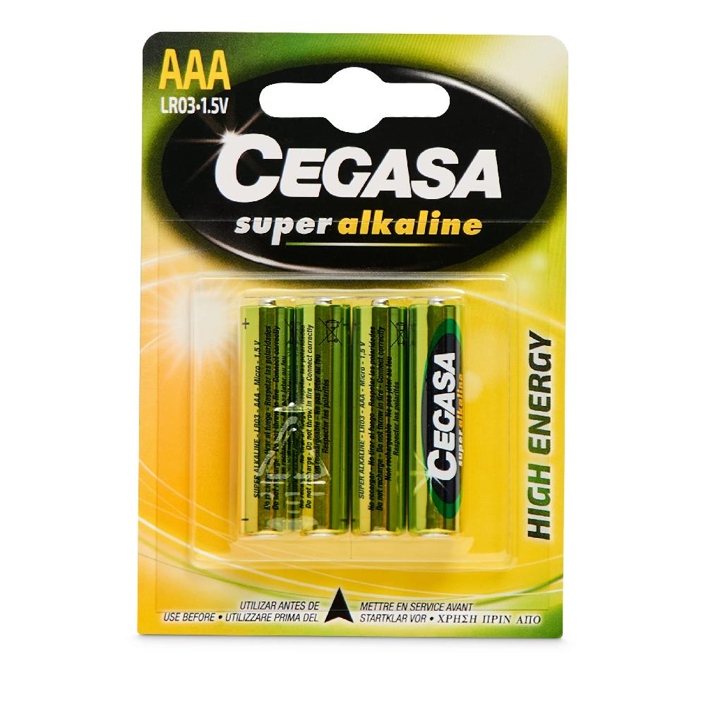 Dia Pila Alcalina Aaa Cegasa Blister 4 Unidades