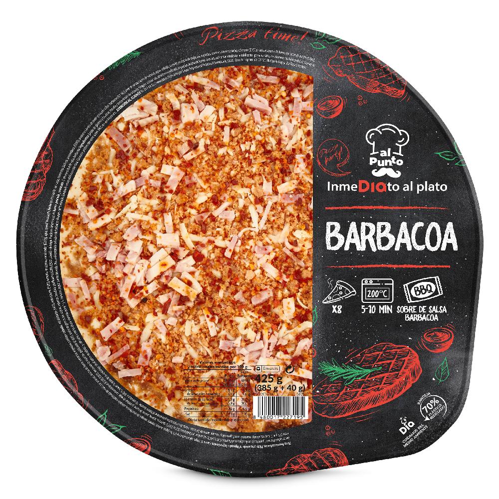 Dia Pizza Barbacoa Al Punto Dia Bandeja 425 G