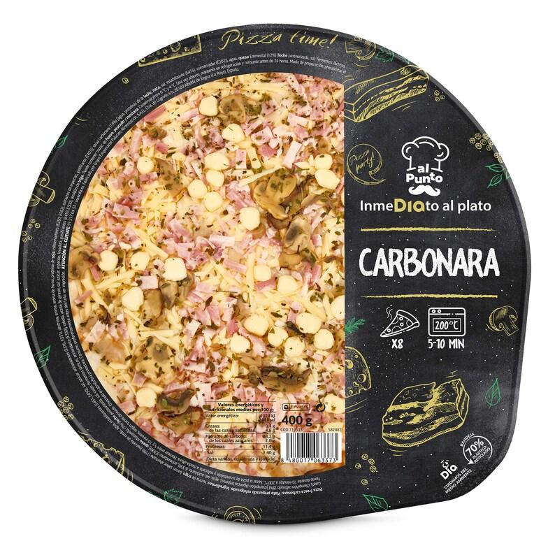 Dia Pizza Carbonara Al Punto Dia Bandeja 400 G