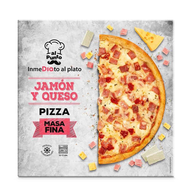 Dia Pizza jamón y queso Al Punto Dia caja 350 g