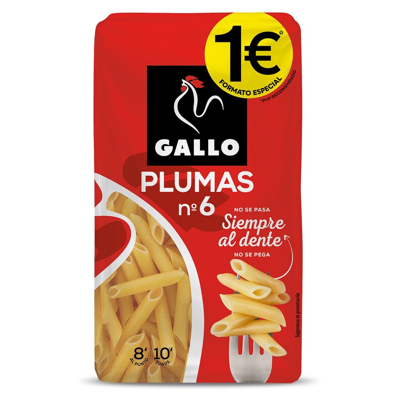 Dia Plumas nº 6 Gallo bolsa 400 g