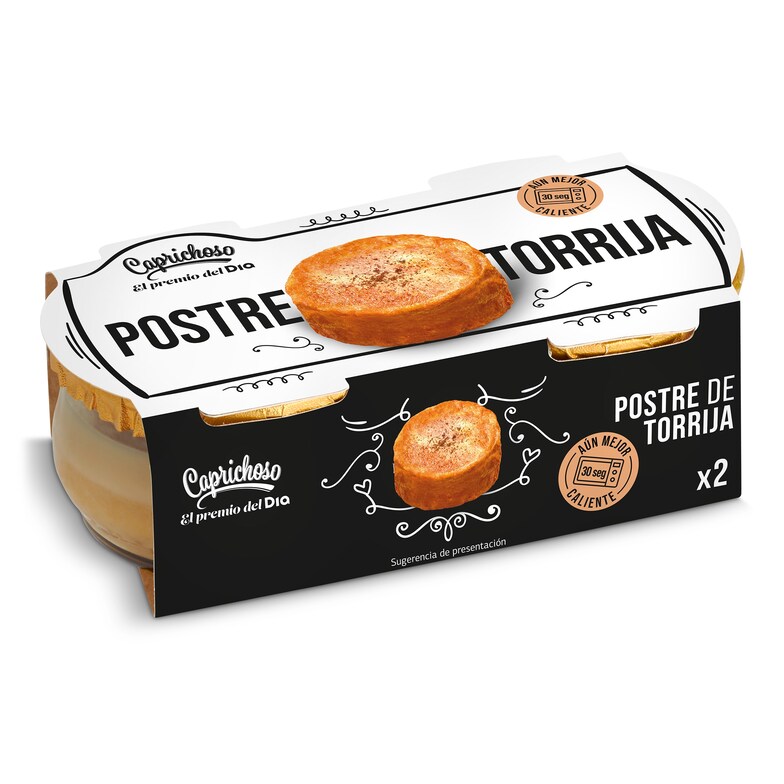 Dia Postre de torrija Caprichoso Dia pack 2 x 85 g