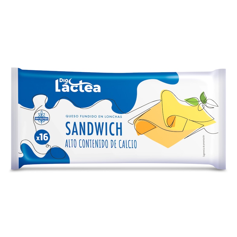 Dia Queso fundido sándwich Dia Láctea bolsa 300 g