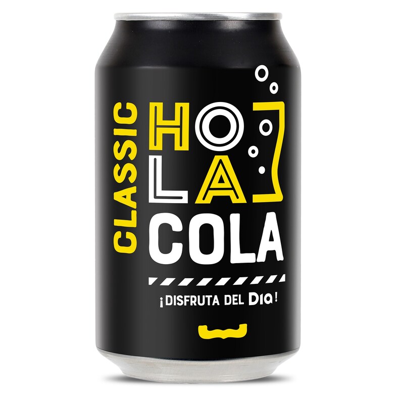 Dia Refresco de cola Hola Cola de Dia lata 33 cl