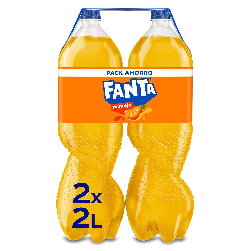 Dia Refresco de naranja Fanta botella 2 x 2 l
