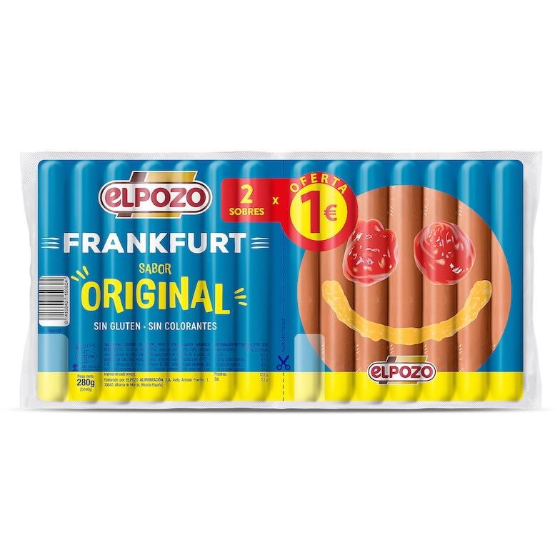 Dia Salchichas Frankfurt Elpozo Bolsa 2 X 140 G