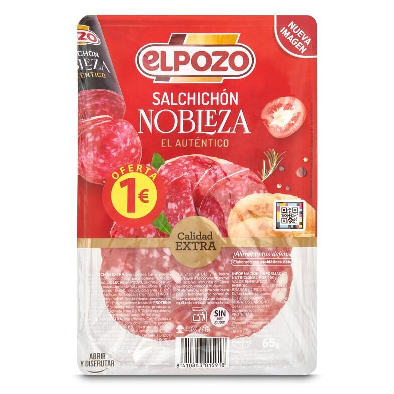 Dia Salchichón nobleza Elpozo bandeja 65 g