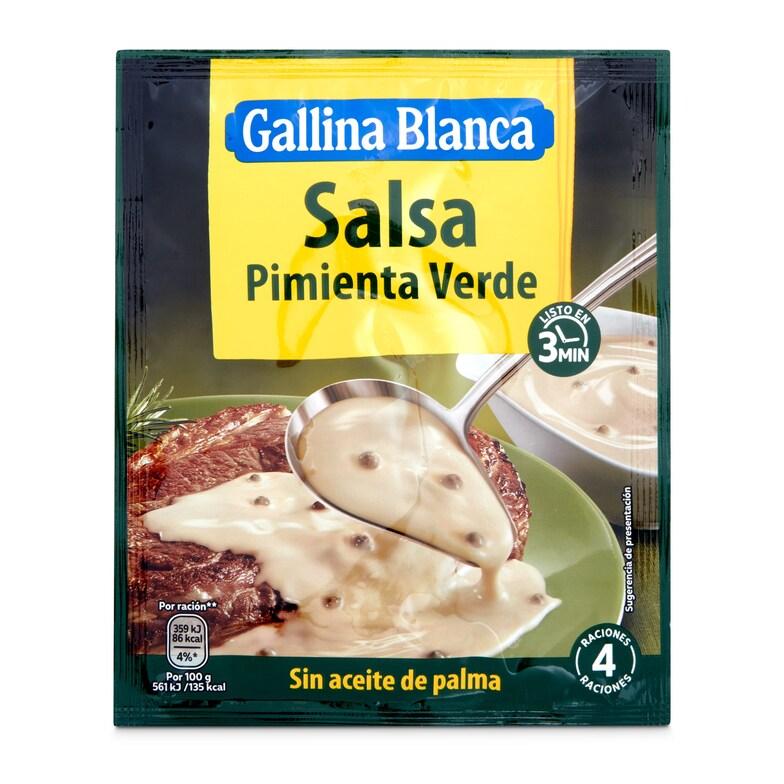 Dia Salsa pimienta verde Gallina Blanca sobre 59 g