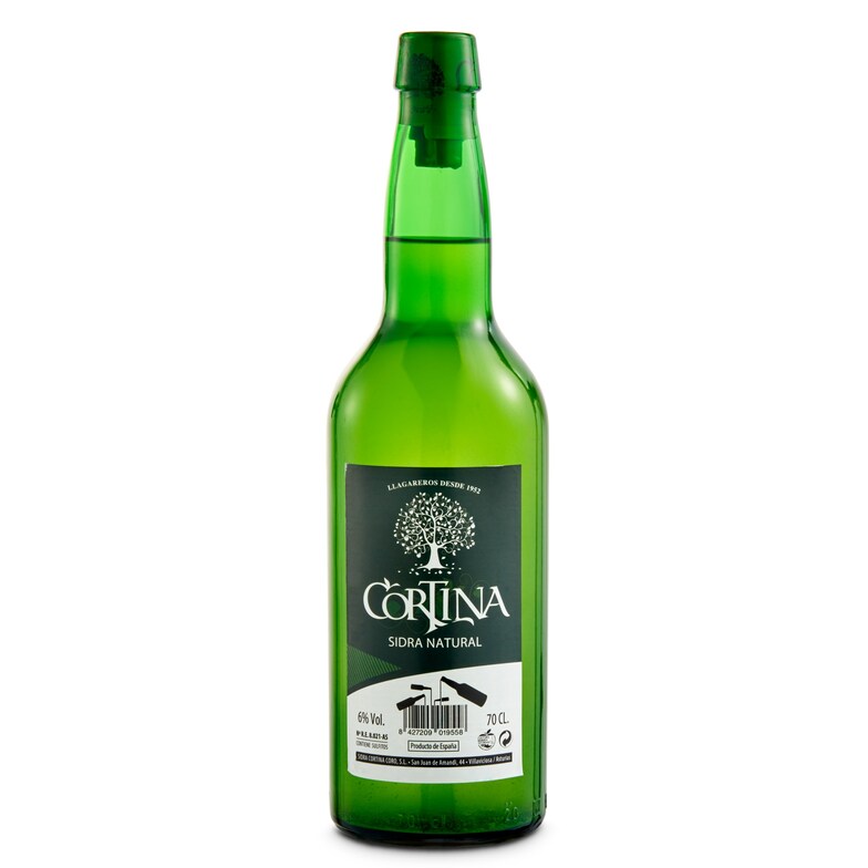 Dia Sidra natural Cortina botella 70 cl