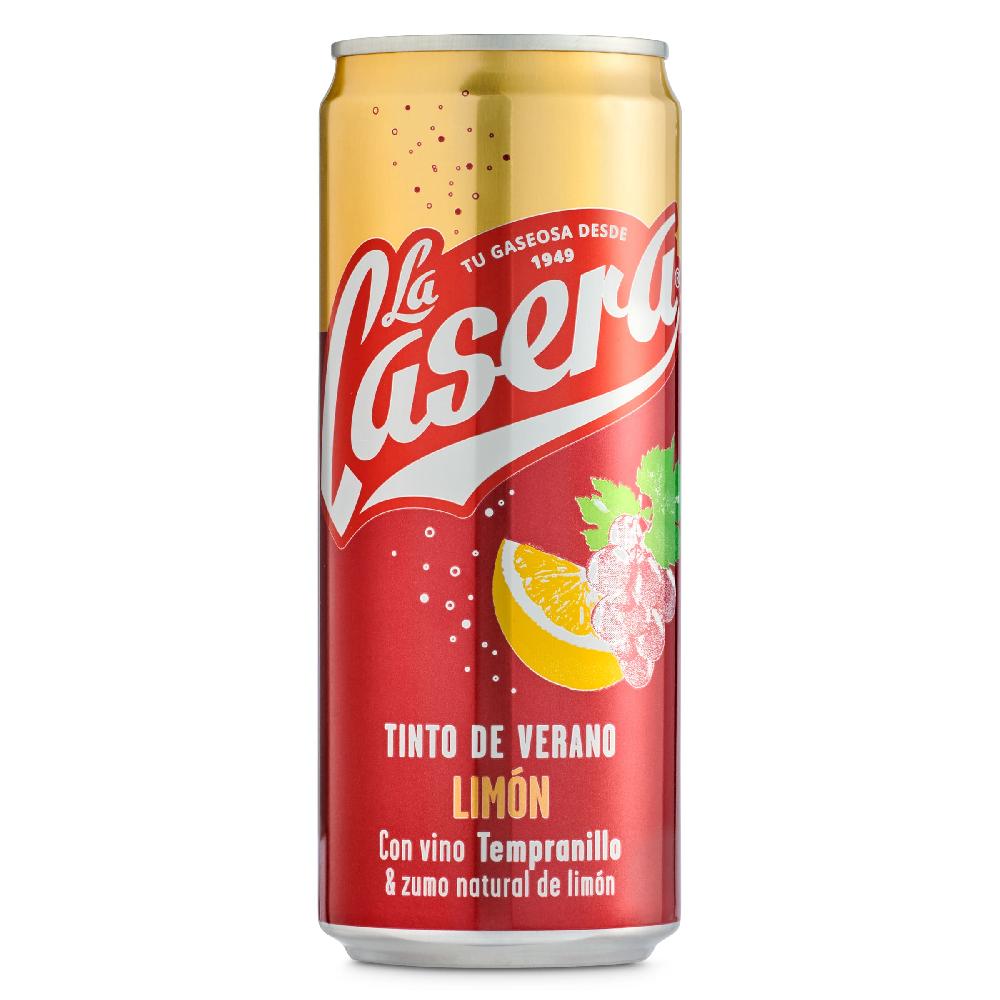 Dia Tinto de verano limón La Casera lata 33 cl